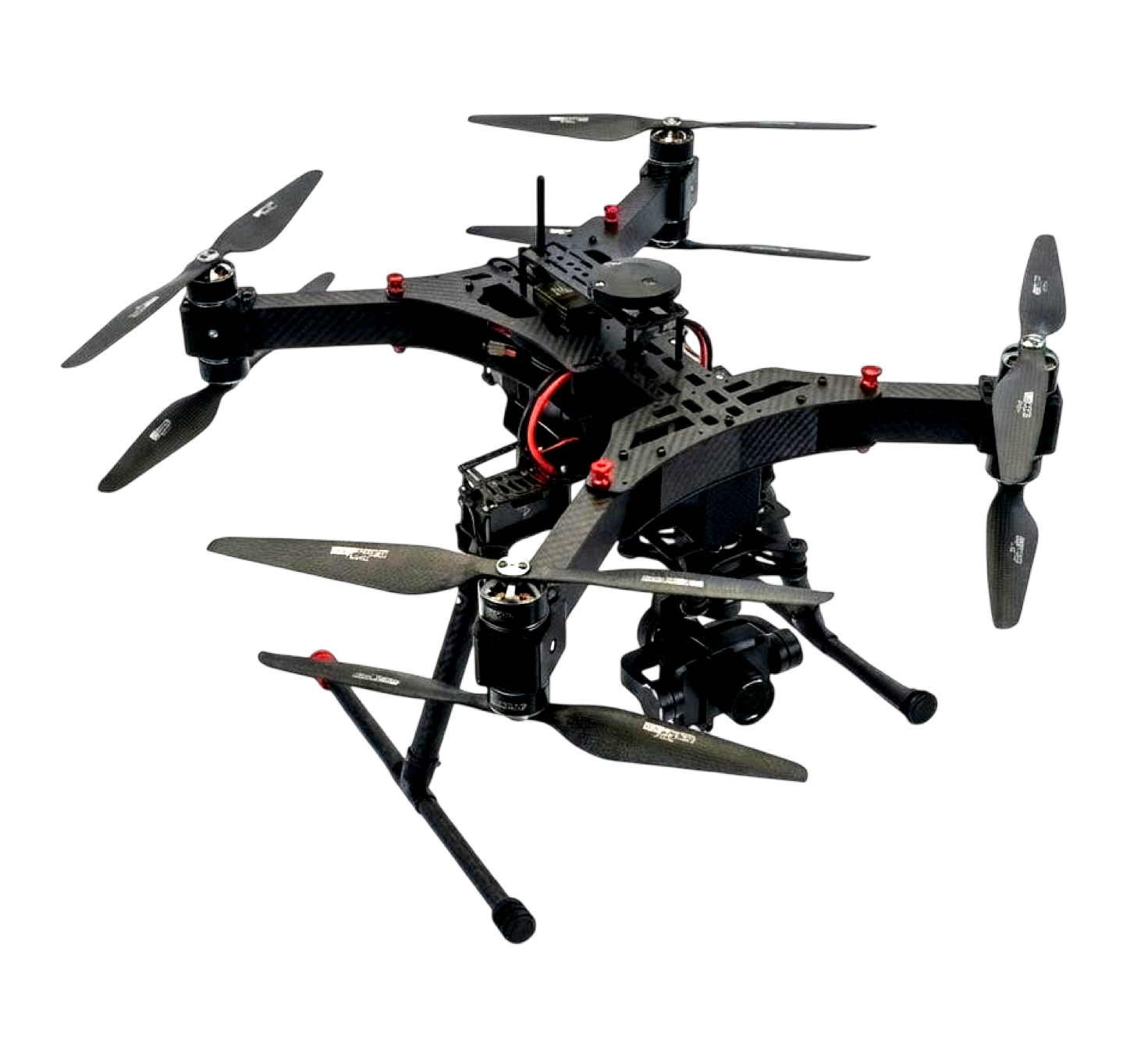 xFold Spy compact ISR drone - folding carbon fiber quadcopter for surveillance and reconnaissance missions